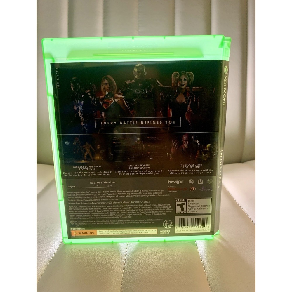 XBOX One Injustice 2 2017 Video Game Tested And Working - Picture 6 of 6